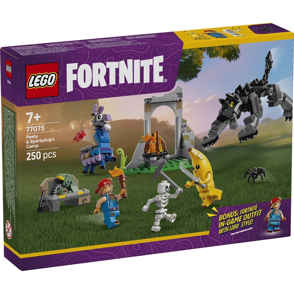 77075 Lego Fornite Peely & Sparkplug's Camp 