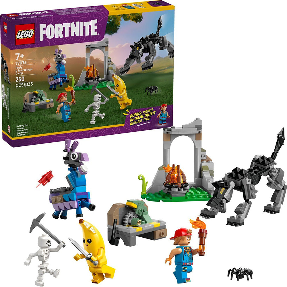 77075 Lego Fornite Peely & Sparkplug's Camp 