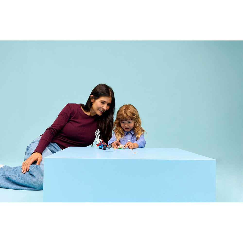 11206 Lego Marvel Spidey On His Motorcycle Vs Rhino