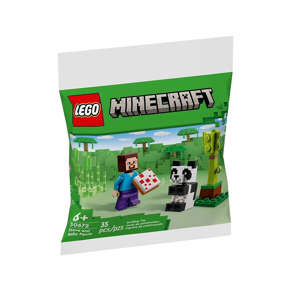 30672 Lego Minecraft Steve And Baby Panda