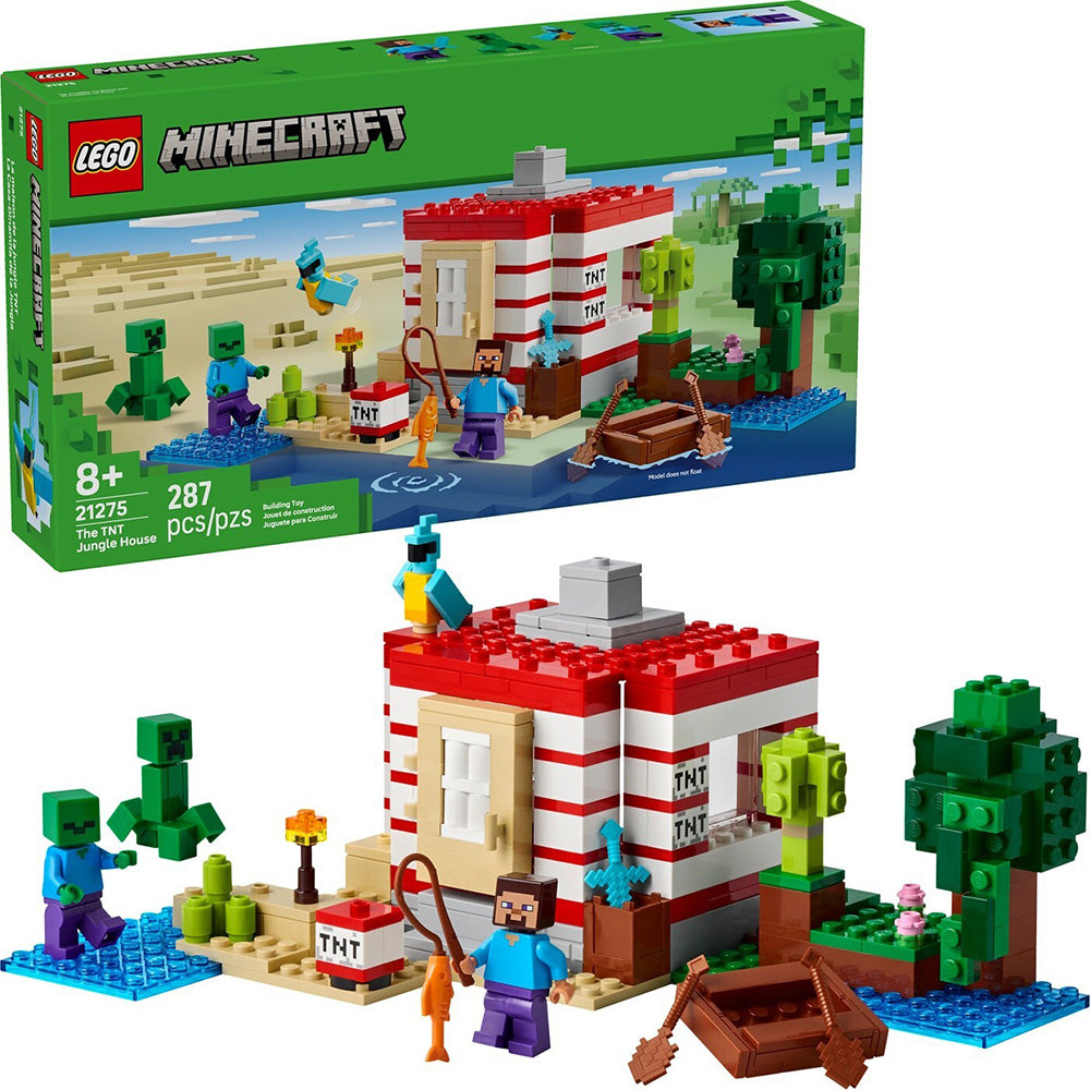 21275 Lego Minecraft The TNT Jungle House