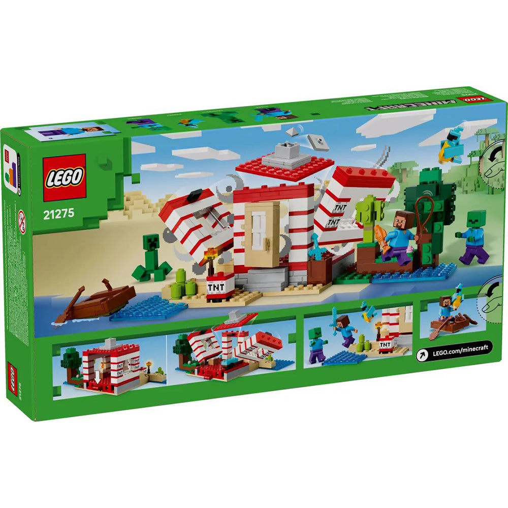 21275 Lego Minecraft The TNT Jungle House
