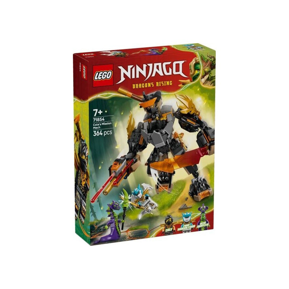 71854 Lego Ninjago Cole's Mission Mech & Dragon Zane