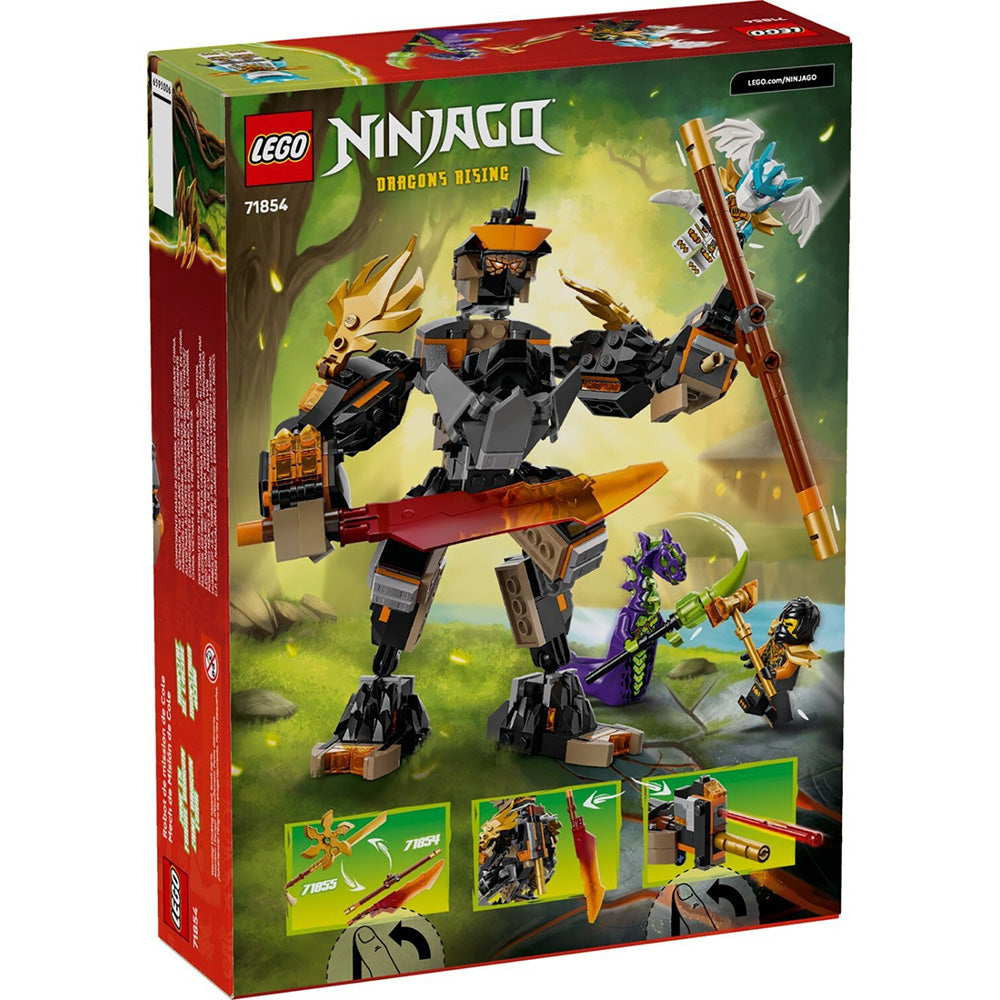 71854 Lego Ninjago Cole's Mission Mech & Dragon Zane