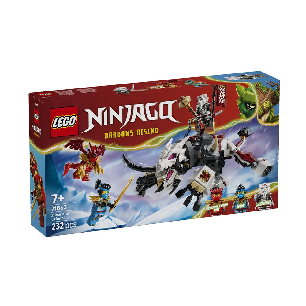 71863 Lego Ninjago - Zilvar And Grimtak The Dragon Beast