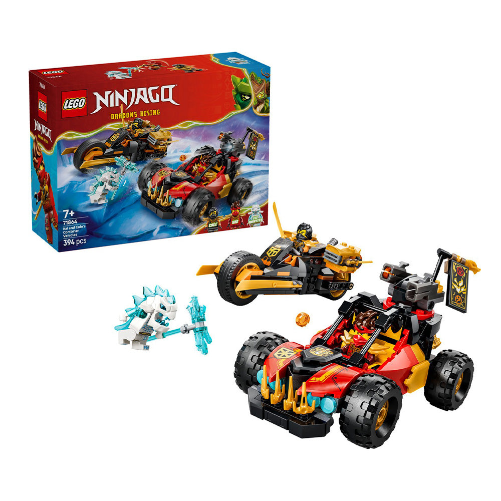 71864 Lego Ninjago - Kai And Cole's Combiner Vehicles