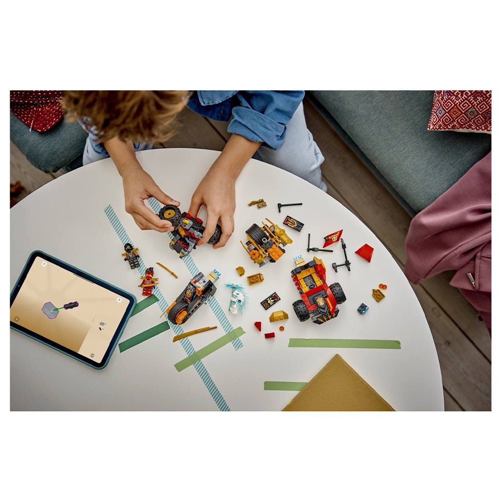 71864 Lego Ninjago - Kai And Cole's Combiner Vehicles