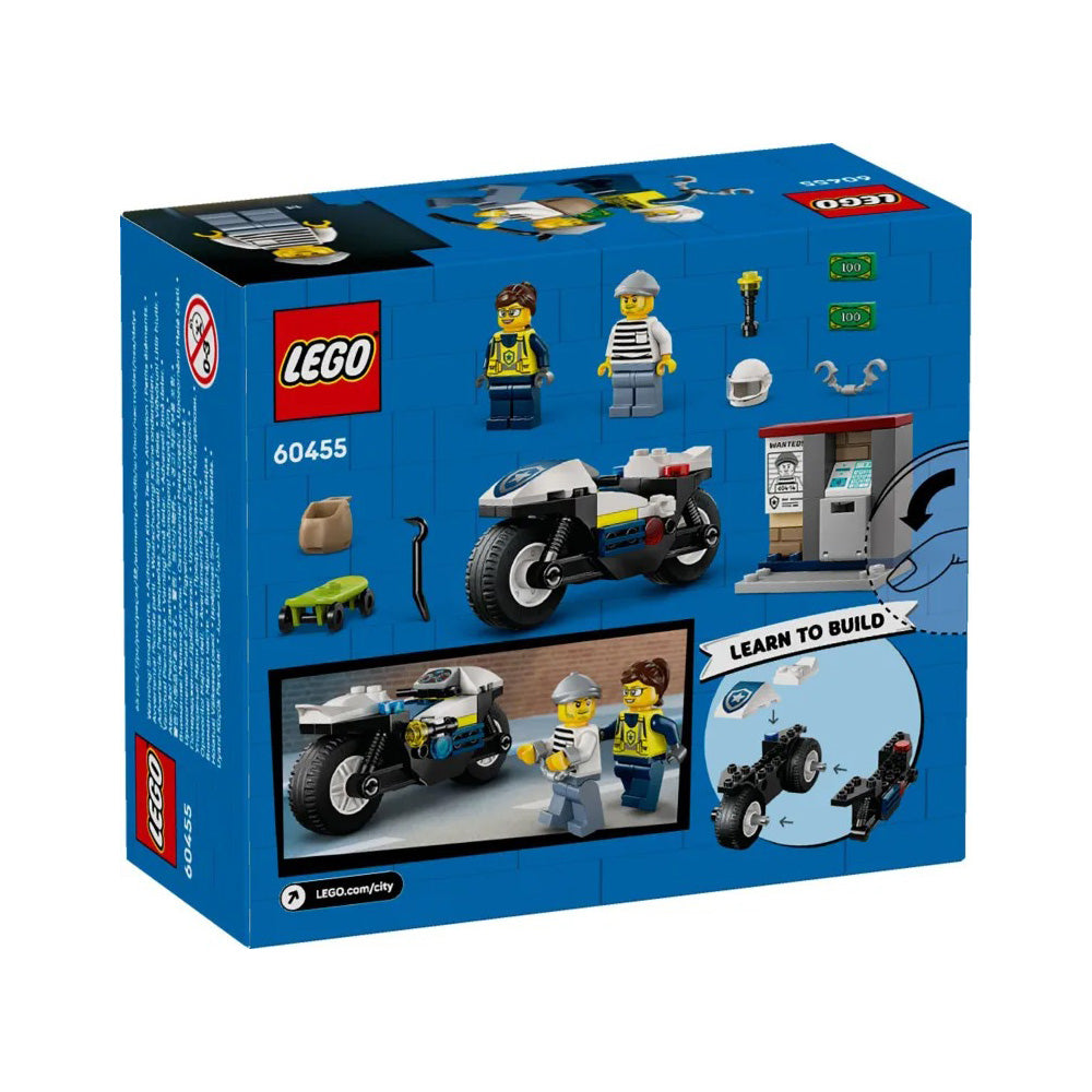 60455 Lego City Police Motorcycle Chase