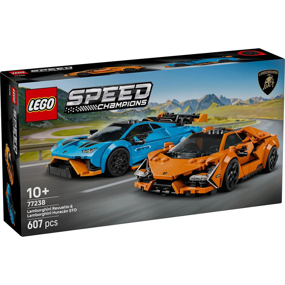 77238 Lego Speed Champions Lamborghini Revuelto & Huracán STO