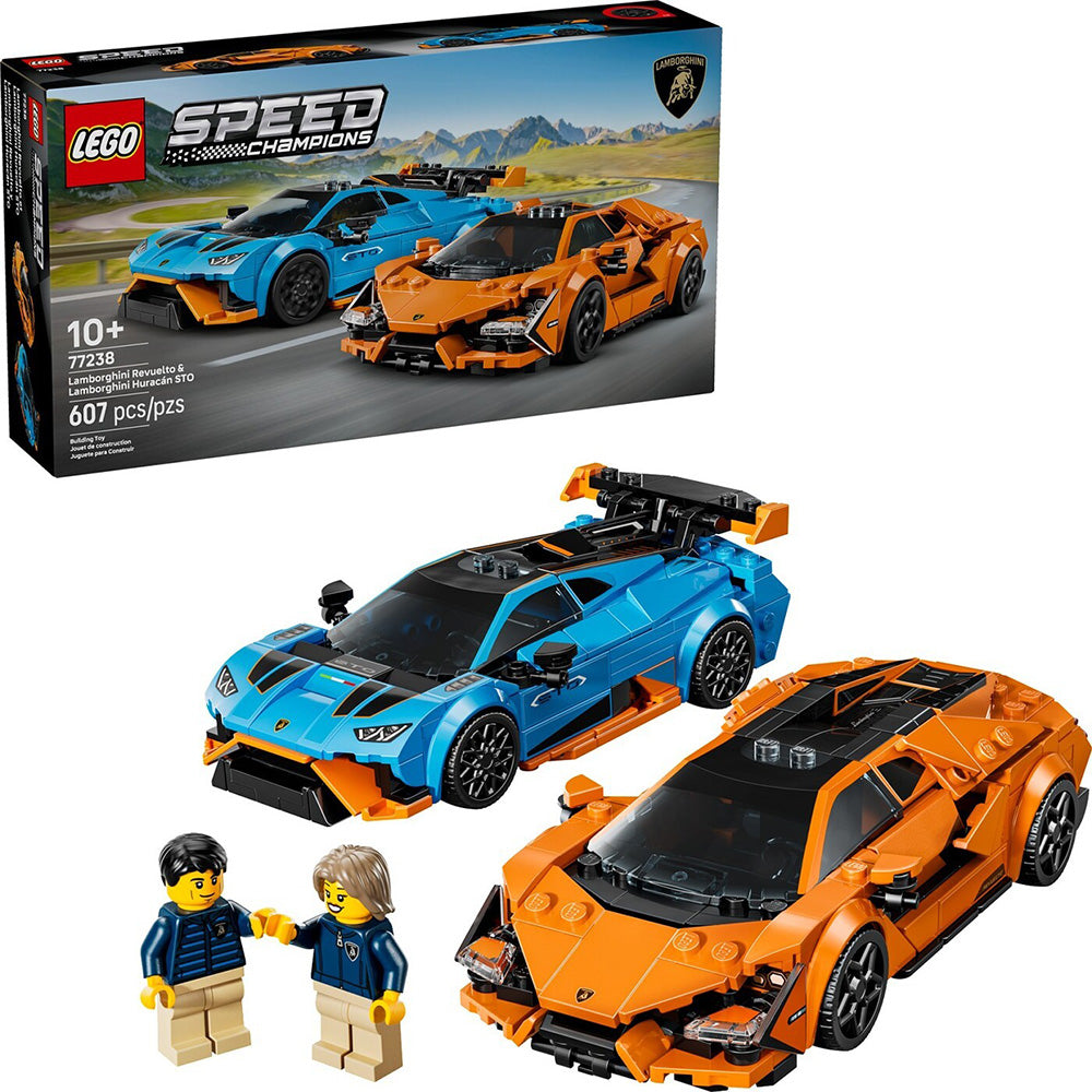 77238 Lego Speed Champions Lamborghini Revuelto & Huracán STO