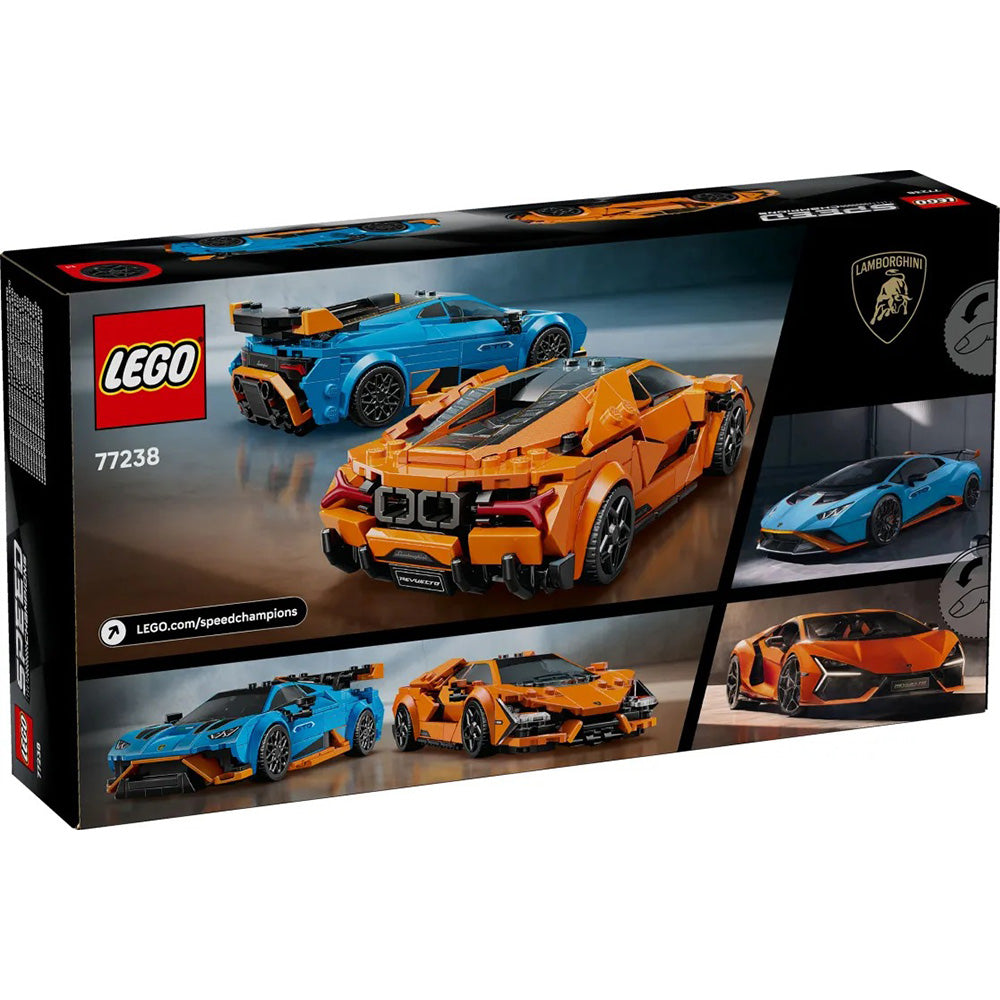 77238 Lego Speed Champions Lamborghini Revuelto & Huracán STO