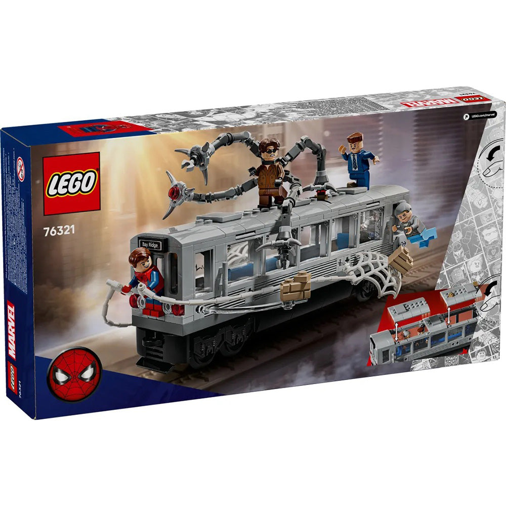 76321 Lego Super Heroes Spider-Man vs. Doc Ock Subway Train Scene