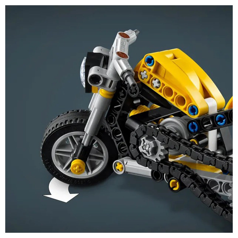 42225 Lego Technic Yellow Motorcycle