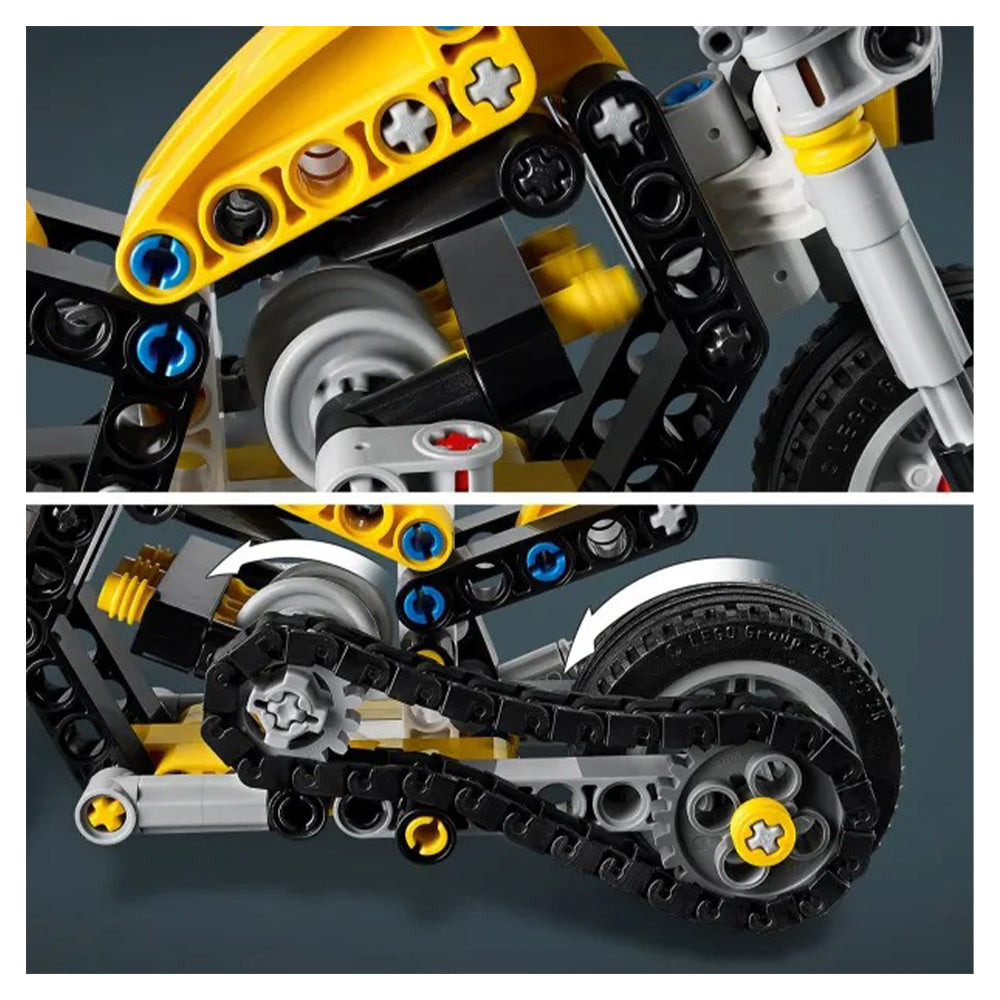 42225 Lego Technic Yellow Motorcycle