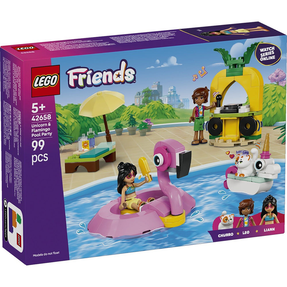 42658 Lego Unicorn & Flamingo Pool Party
