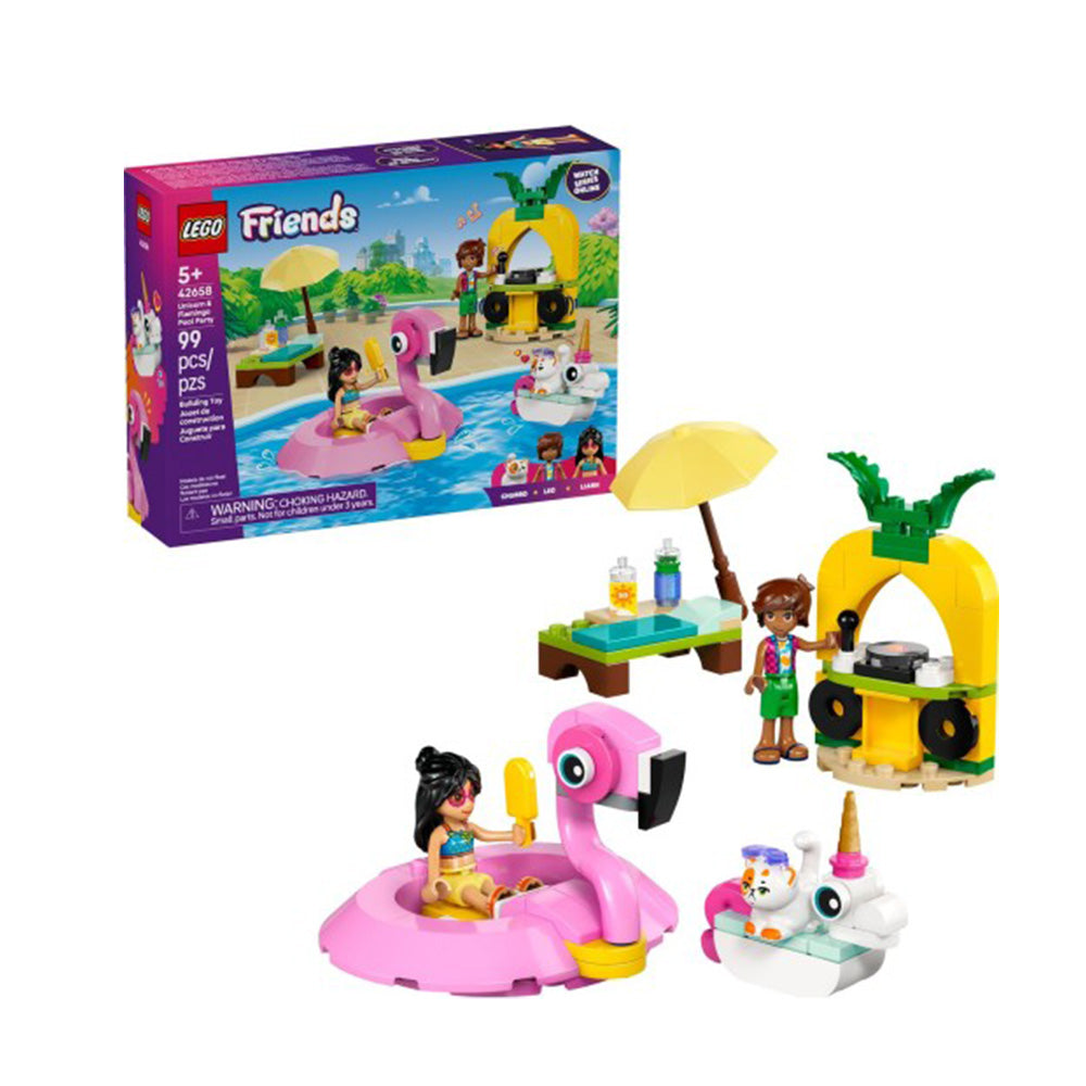 42658 Lego Unicorn & Flamingo Pool Party