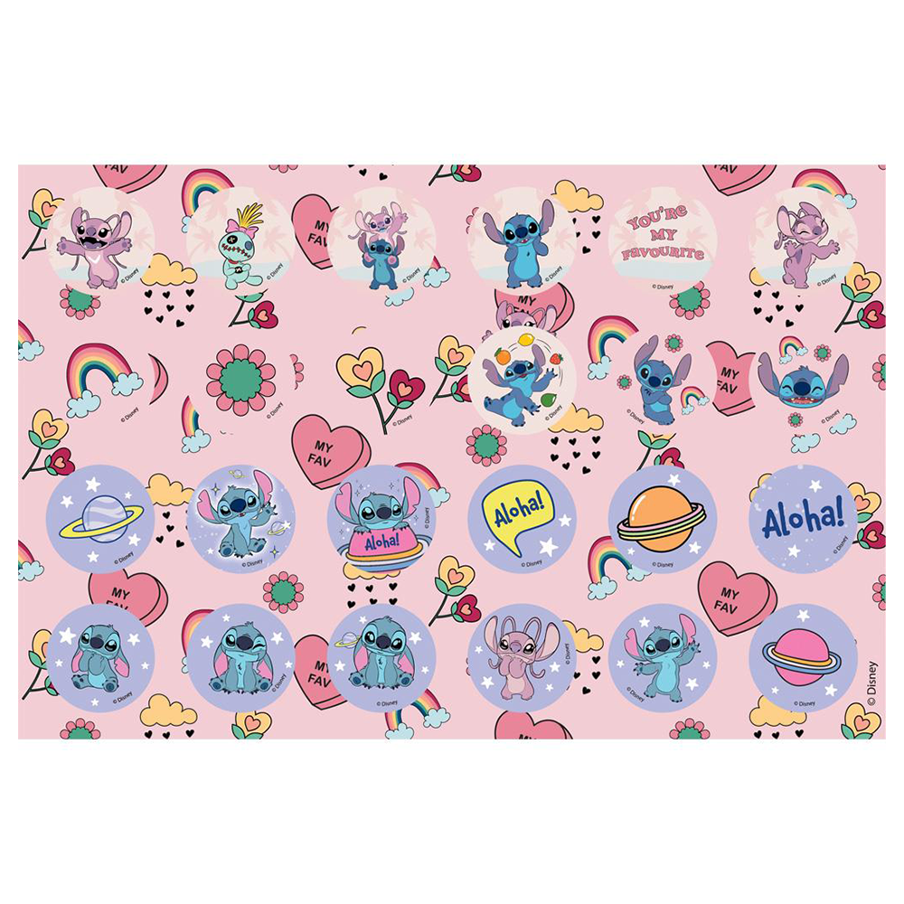 Μπλοκ Ζωγραφικής Lilo & Stitch 2 23x33 εκ με 40 Φύλλα, Αυτοκόλλητα & Στένσιλ σε 2 Σχέδια - 1 Τεμάχιο