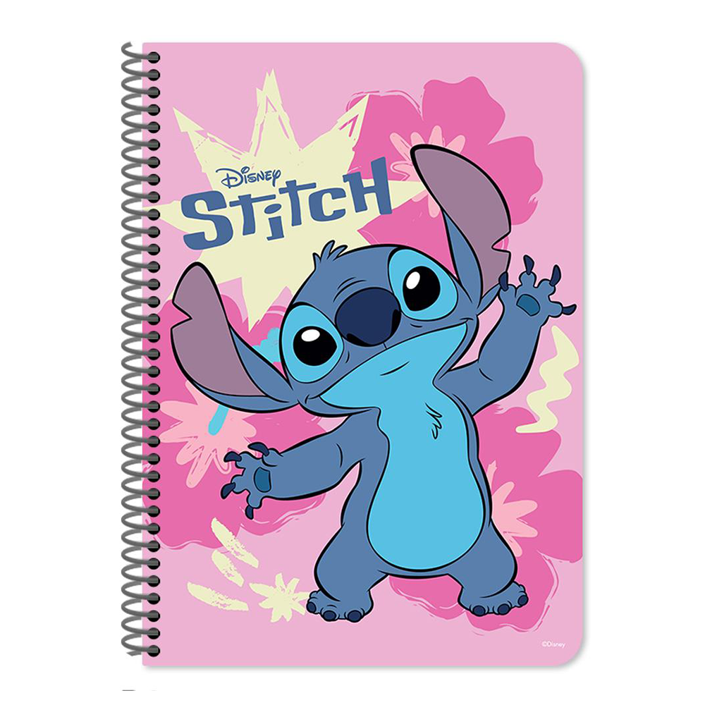 Lilo & Stitch Τετράδιο Σπιράλ 17x25 2 Θεμάτων 60 Φύλλων σε 2 Σχέδια - 1 Τεμάχιο