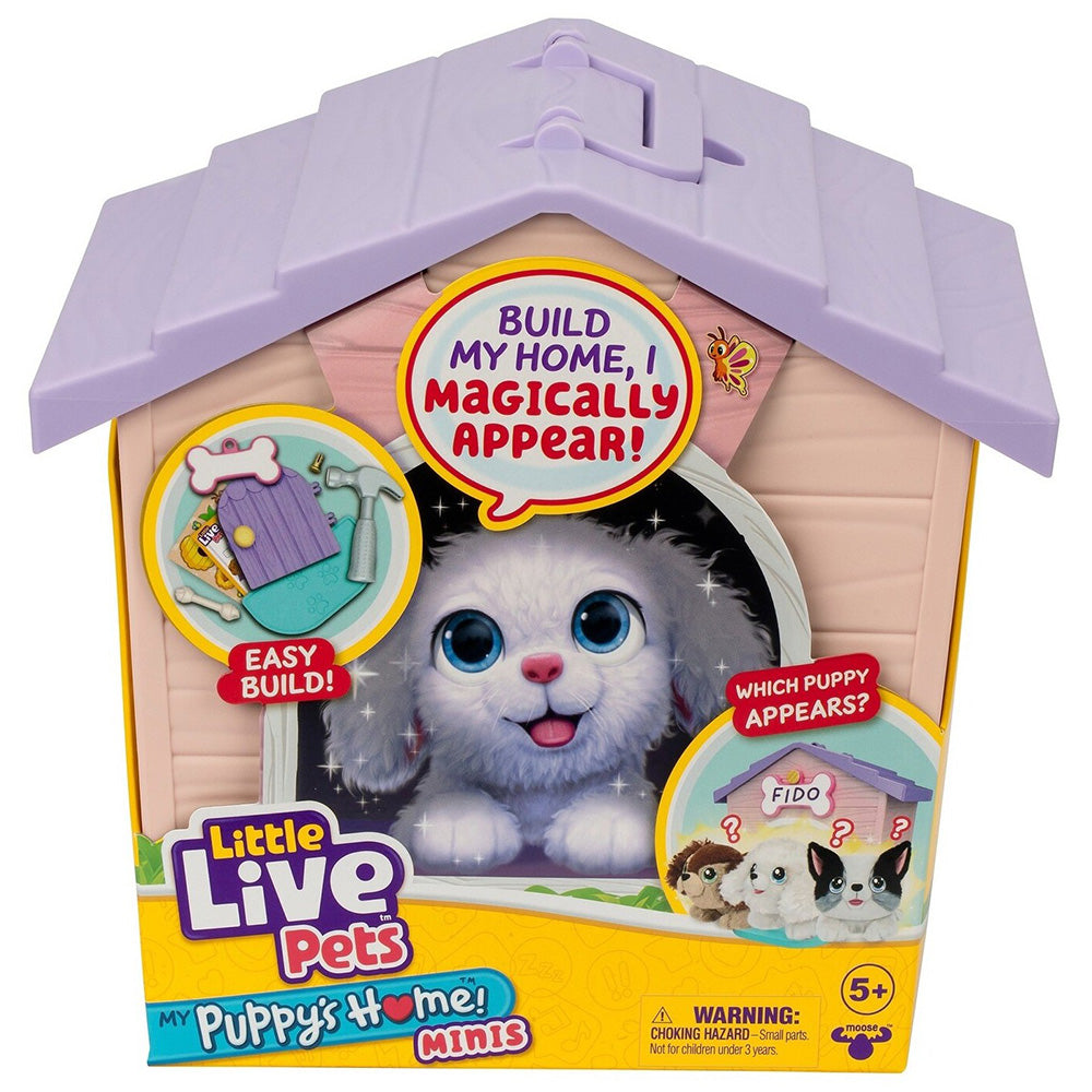 Little Tikes Little Live Pets Κουταβόσπιτο Μίνι Ροζ Σπίτι Μωβ Στέγη 