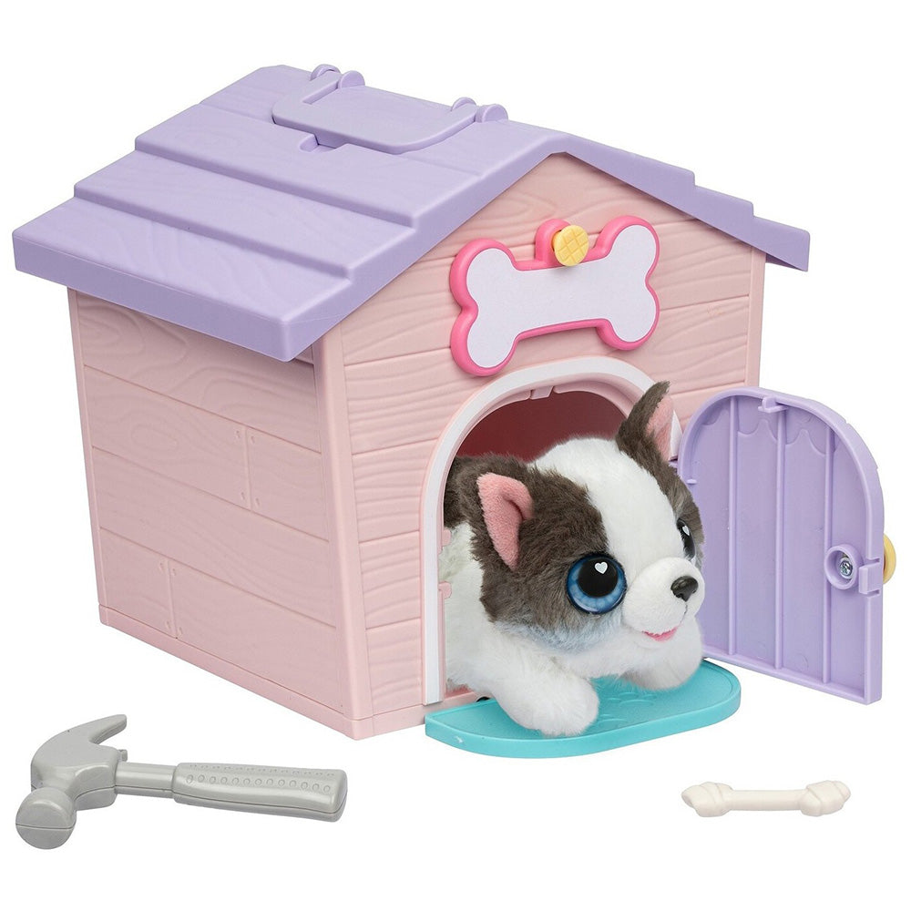 Little Tikes Little Live Pets Κουταβόσπιτο Μίνι Ροζ Σπίτι Μωβ Στέγη 