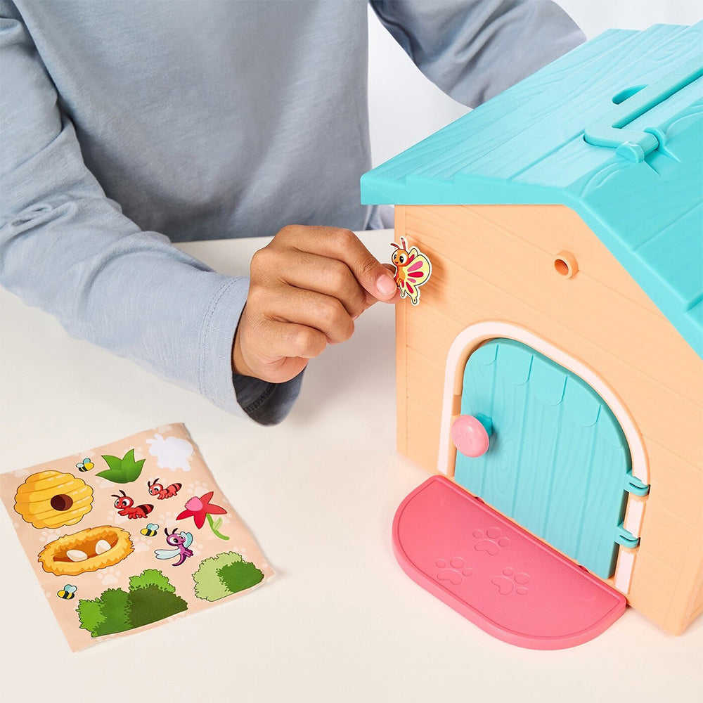 Little Tikes Little Live Pets Κουταβόσπιτο Μίνι Ροζ Σπίτι Μωβ Στέγη 