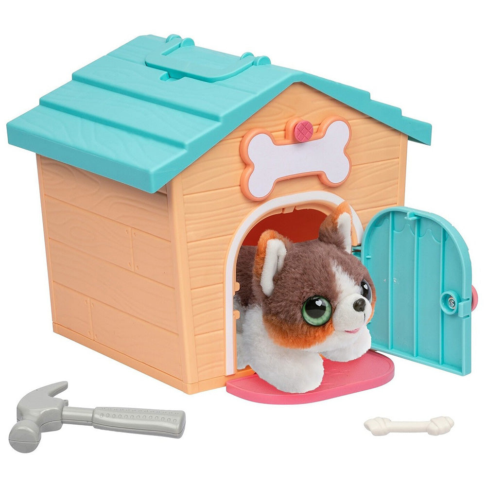 Little Live Pets Live Pets My Puppys Κουταβόσπιτο Μίνι Πορτοκαλί Σπίτι / Γαλάζια Στέγη 