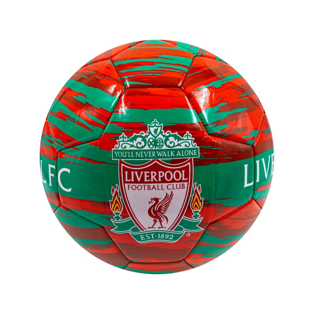 Μπάλα Ποδοσφαίρου Liverpool FC Crest Red/Turquise - Size 5