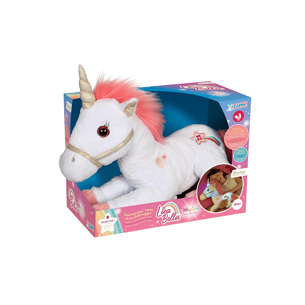 Gipsy ToysΛούτρινος Μονόκερος Lica Bella Με Ήχο και Φως 35 εκpapell.gr