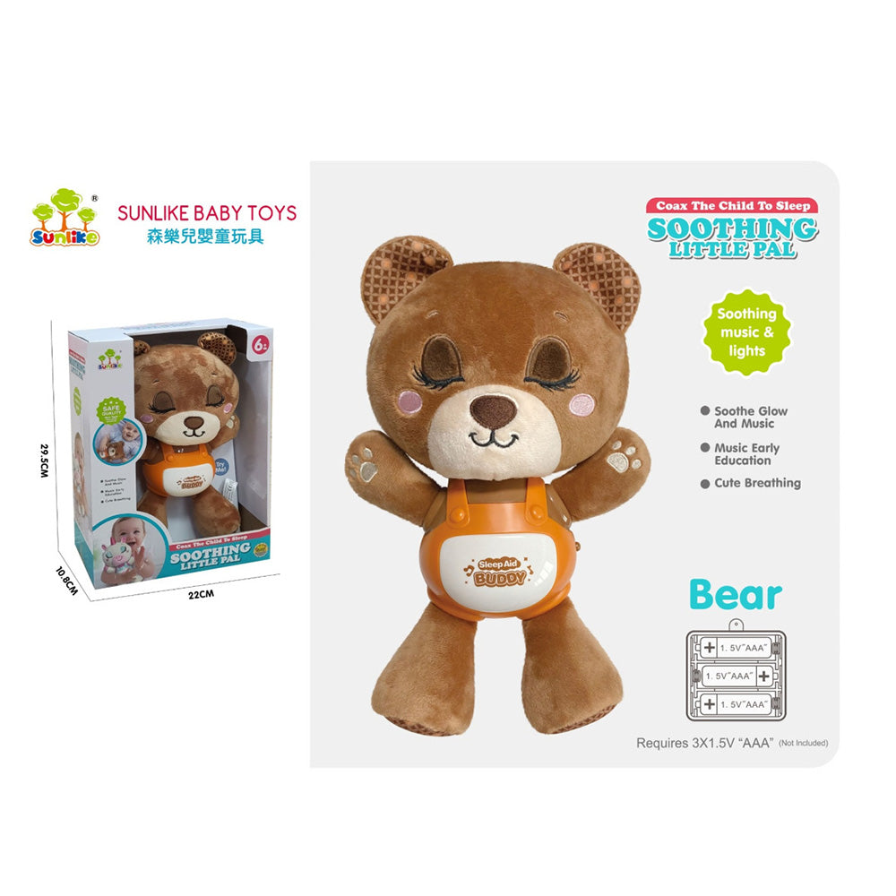 Λούτρινο Αρκουδάκι Μπεμπέ Με Μουσική Και Φως