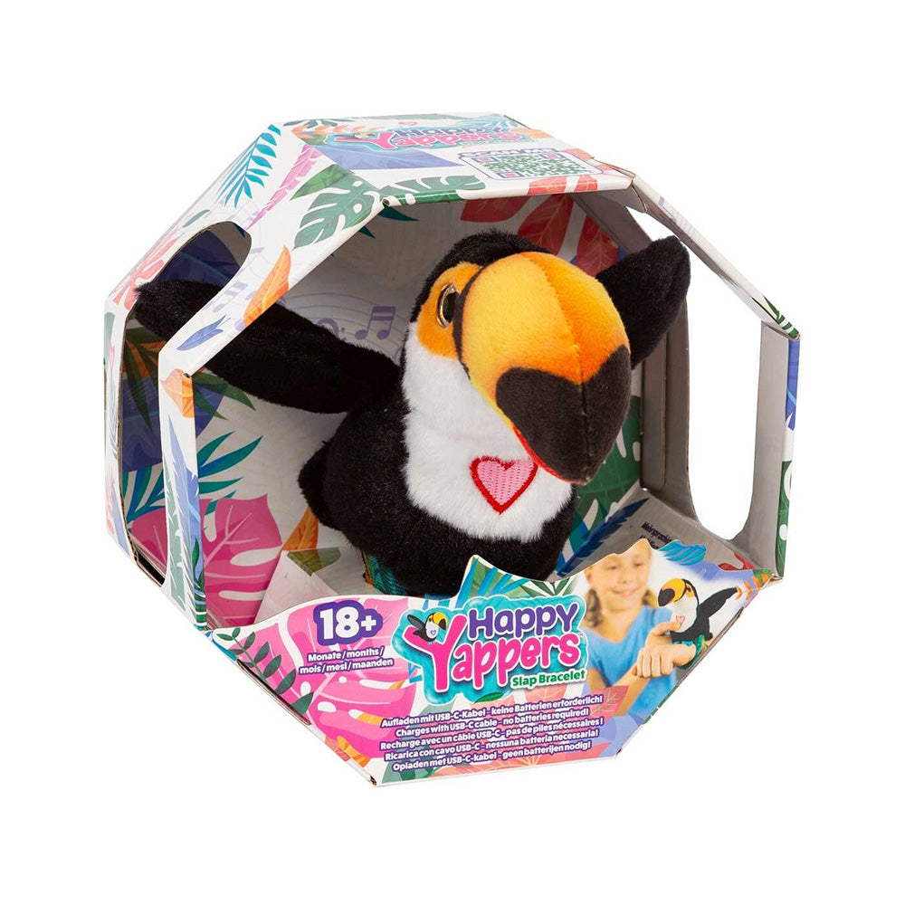 Happy Yappers Λούτρινο Slap Band Ζωάκια- Band Tukan
