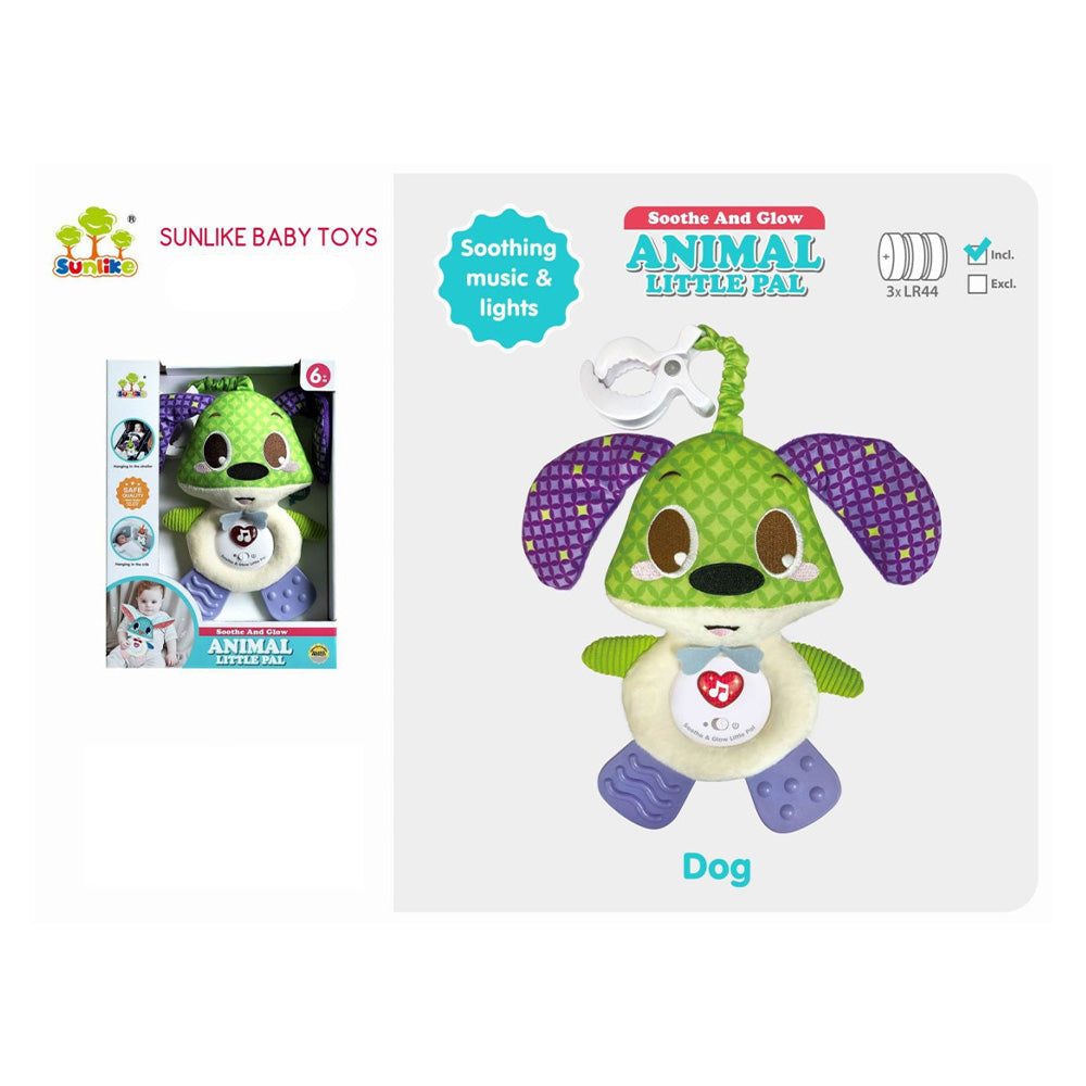 Λούτρινο Τραβηχτό Σκυλάκι Μπεμπέ Με Μουσική Και Φως