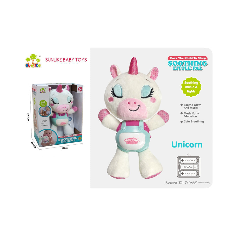 Λούτρινο Unicorn Μπεμπέ Με Μουσική Και Φώτα