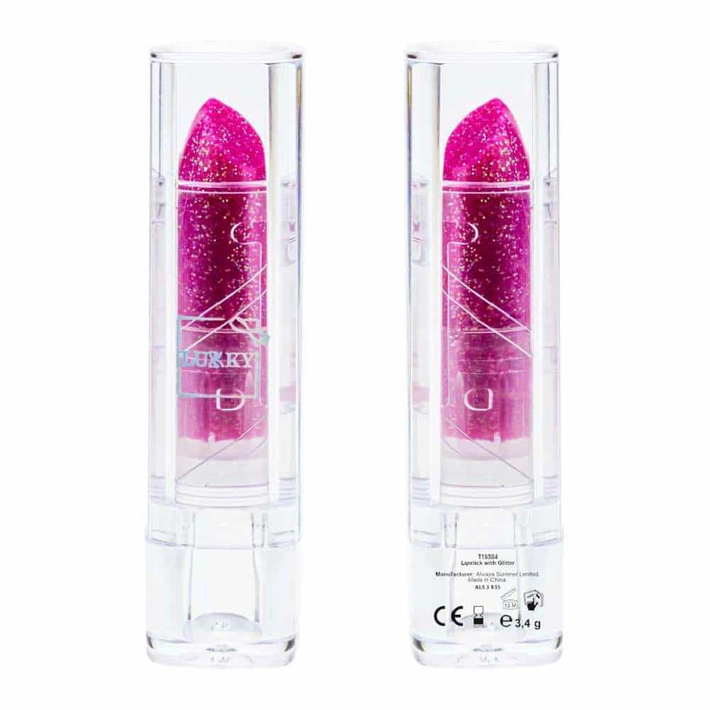 Lukky Lipstick With Glitter 3 Χρωματα