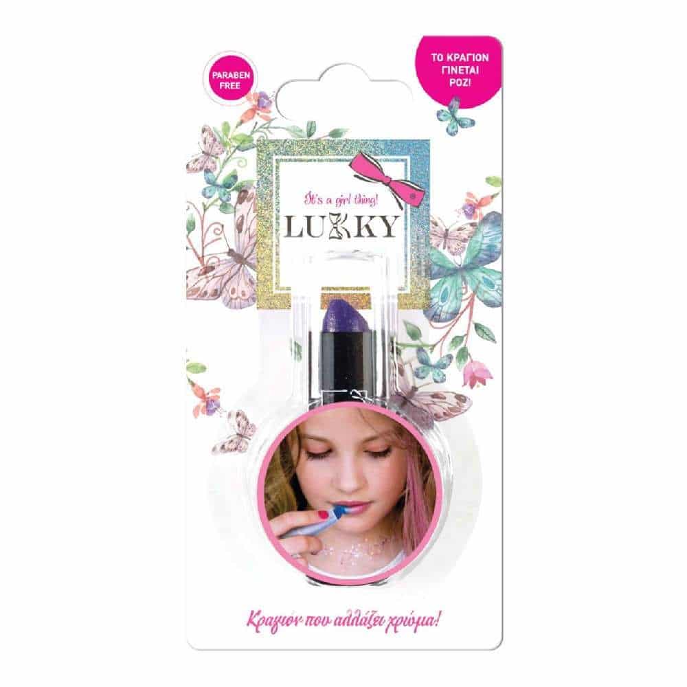 LUKKYLukky Lipstick Color Changing 2 Χρωματαpapell.gr
