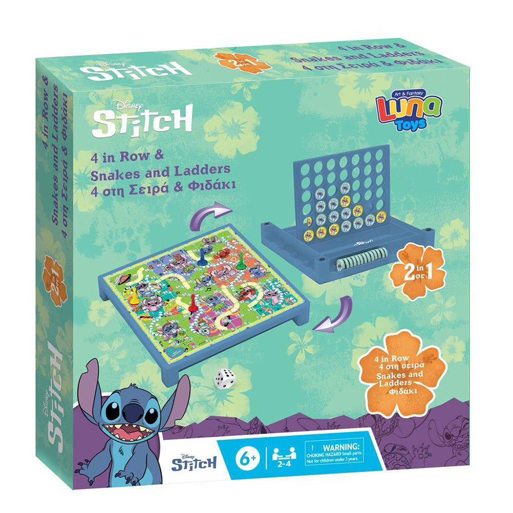 Luna Επιτραπέζιο Παιχνίδι 4 Στην Σειρά Lilo & Stitch