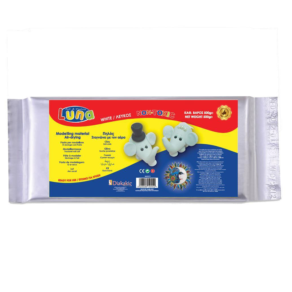 LUNALuna Πηλός Λευκός 0.5Kgpapell.gr