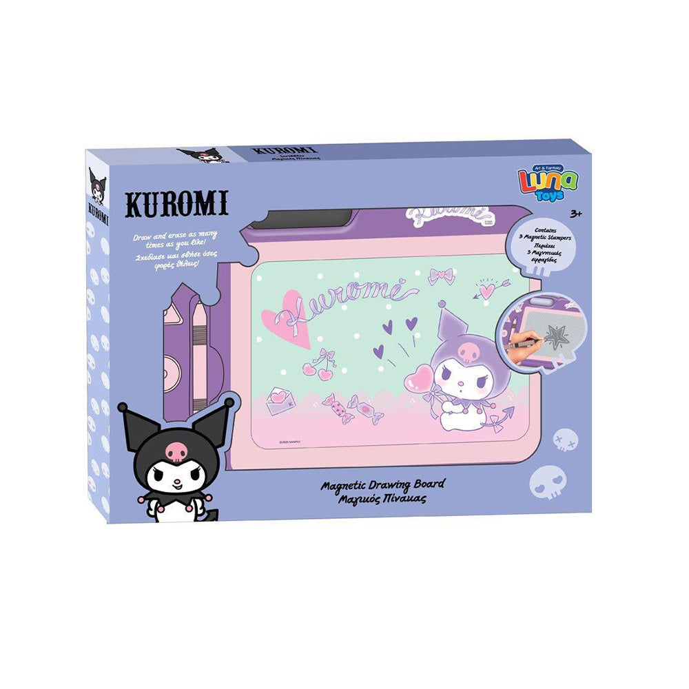 Luna Πίνακας Γράψε Σβήσε Kuromi 38X28X3 Εκ