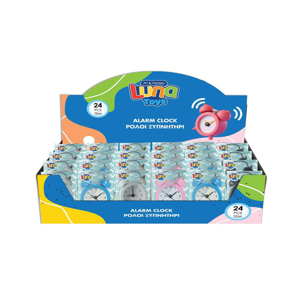 Ρολόι Ξυπνητήρι Luna Toys 4 Χρώματα