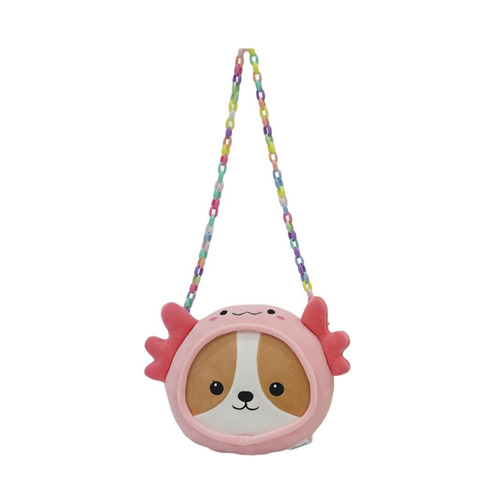 Luna Toys Squishcuties Λούτρινη Τσάντα Ώμου Σκυλάκι 20εκ