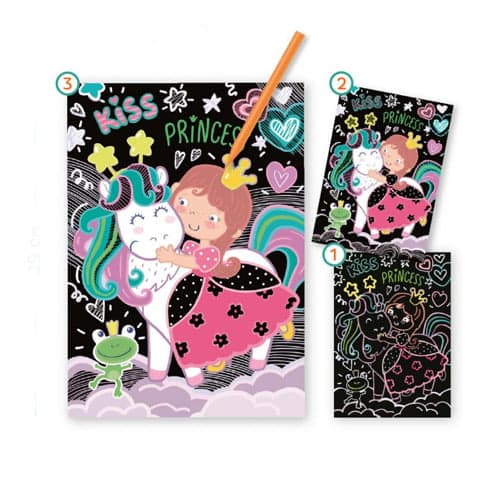 Scratch Card Princess – Ζωγραφικη Με Ξυστο Πριγκιπισσα Do300192
