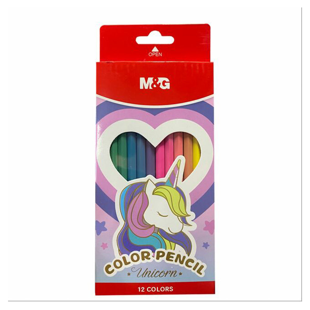 M&GM&G Ξυλομπογιές Color Pencil Unicorn 12 Χρώματαpapell.gr