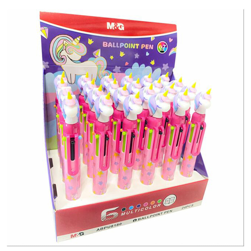 M&GM&G Στυλό Ballpoint Pen Μονόκερος 0.7mm 6 Χρώματα - 1 Τμχpapell.gr