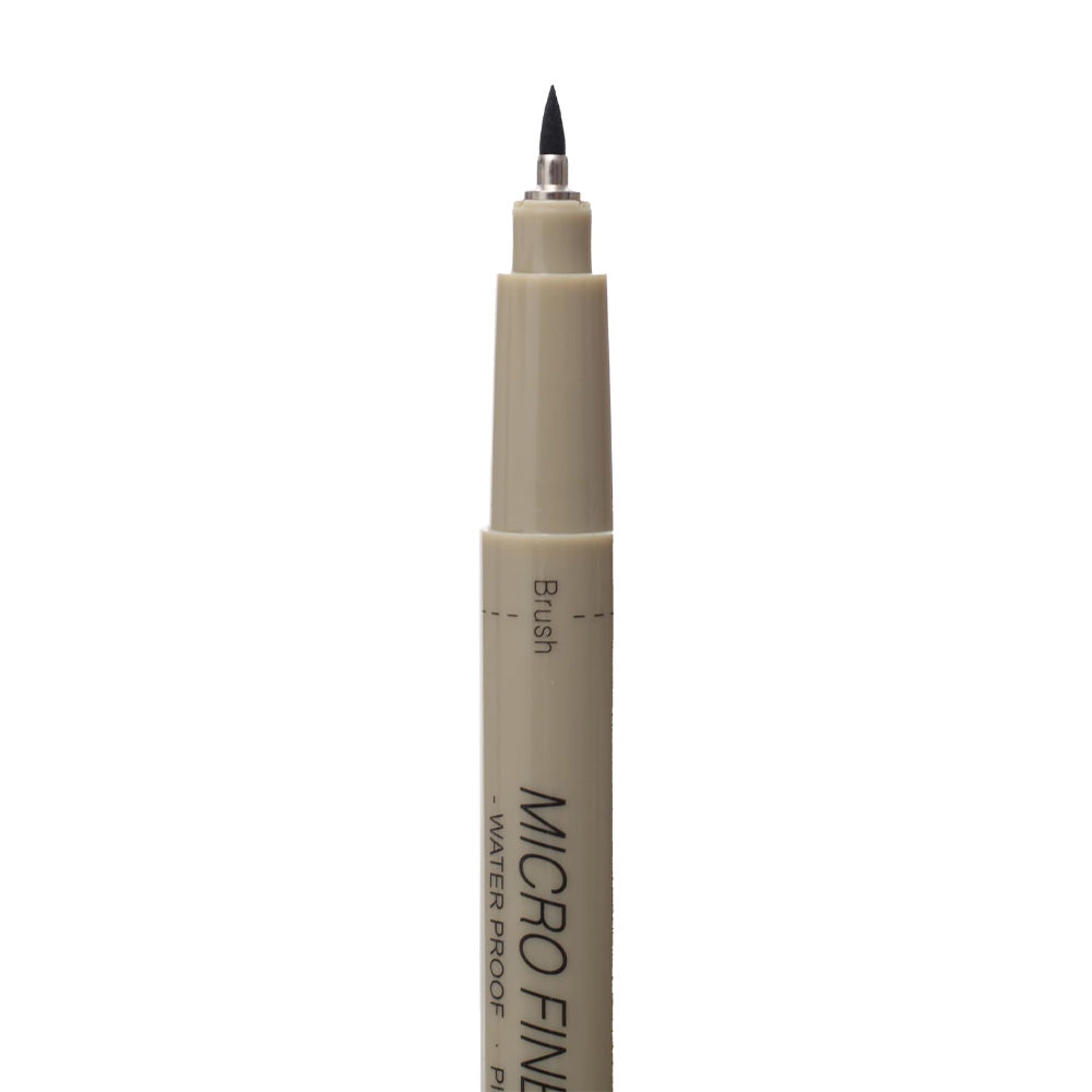 M&G Στυλό Micro Fineliner Brush Μαύρο