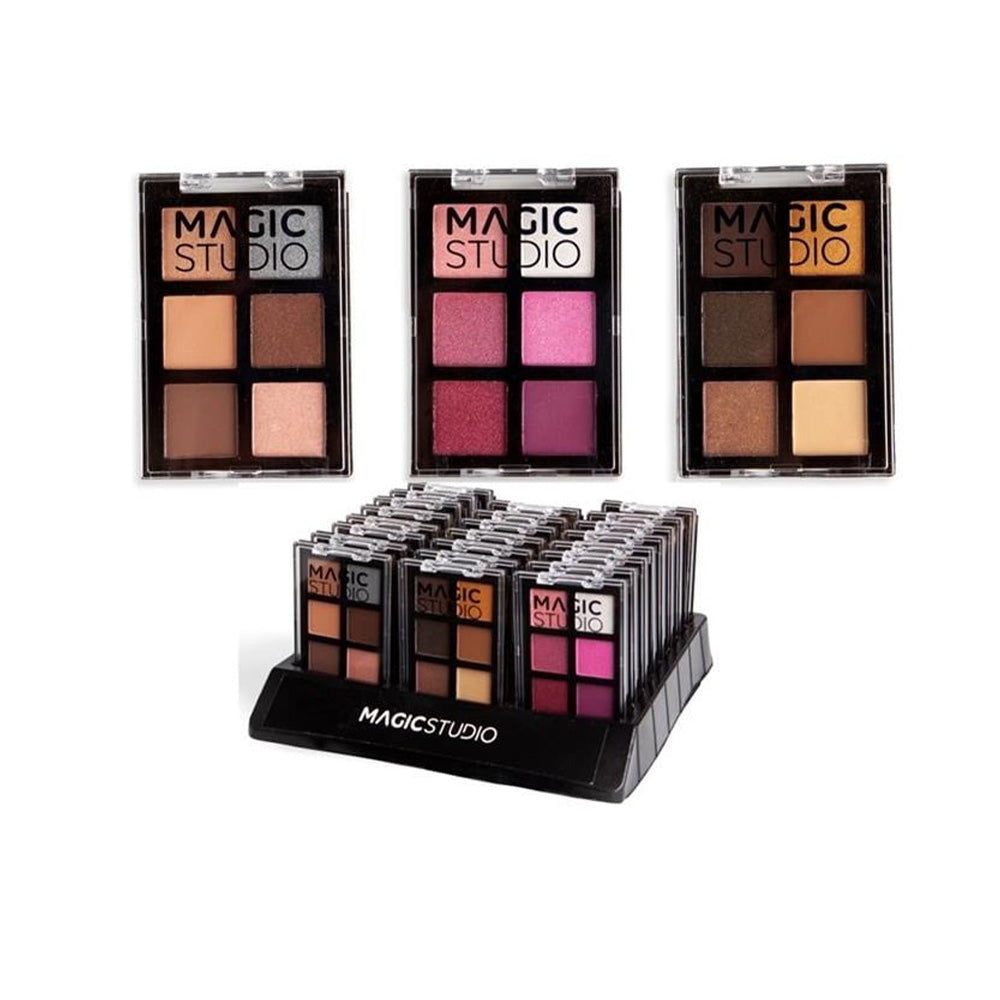 IDC Magic Studio – Eyeshadow Palette 6 Χρώματα (3 Σχέδια, 1 τμχ)