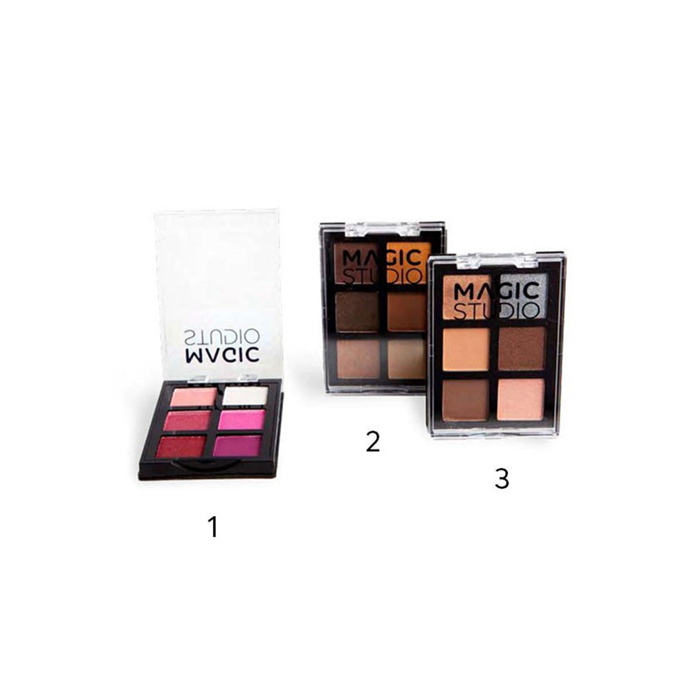 IDC Magic Studio – Eyeshadow Palette 6 Χρώματα (3 Σχέδια, 1 τμχ)