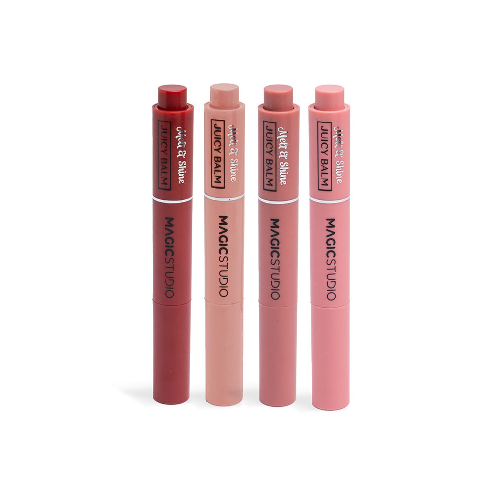 Magic Studio Melt & Shine Juicy Lip Balm  4 Χρώματα - 1 Τμχ