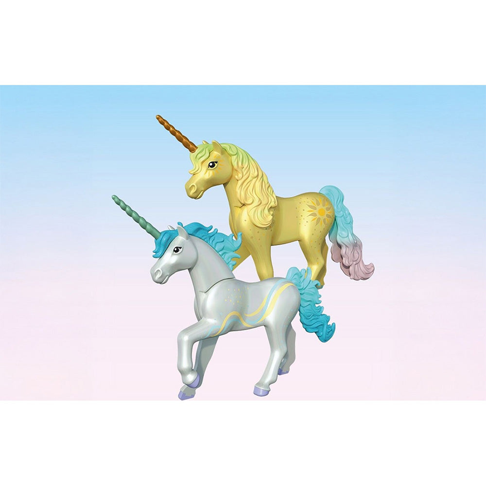 71840 Playmobil Magic Unicorns Μονόκερος Με Πολύχρωμη Χαίτη & Νεράιδα 
