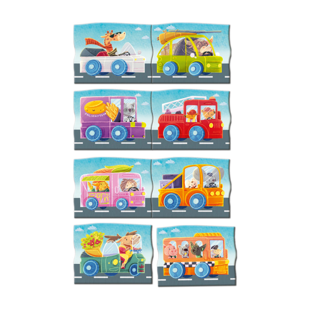 Dodo Magnetic Game – Ταξίδι με Αυτοκίνητο 8 Τμχ