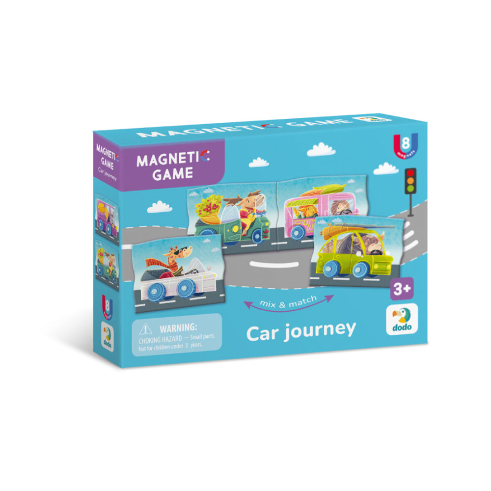 Dodo Magnetic Game – Ταξίδι με Αυτοκίνητο 8 Τμχ