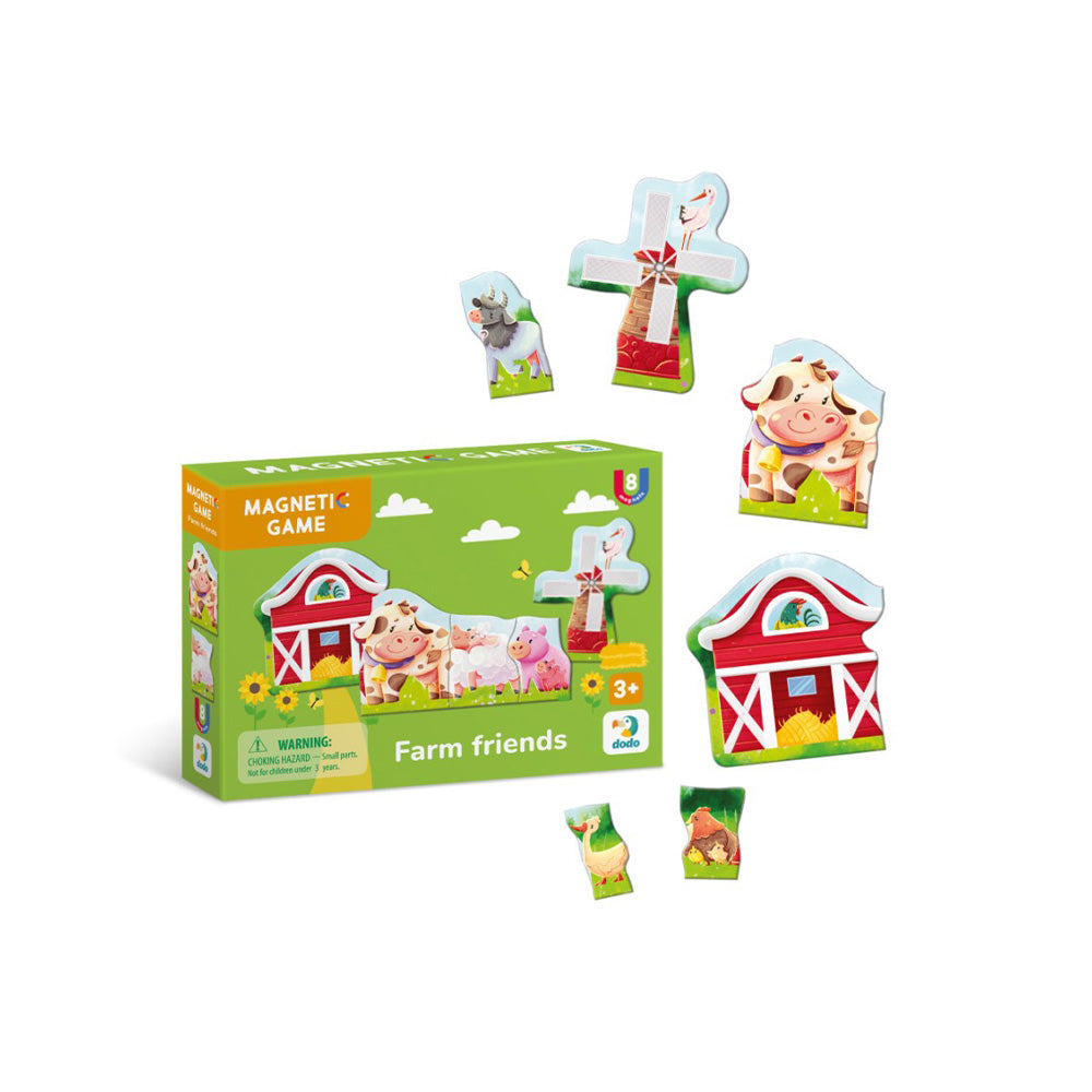 Dodo Magnetic Game – Οι Φίλοι της Φάρμας 8 Τμχ